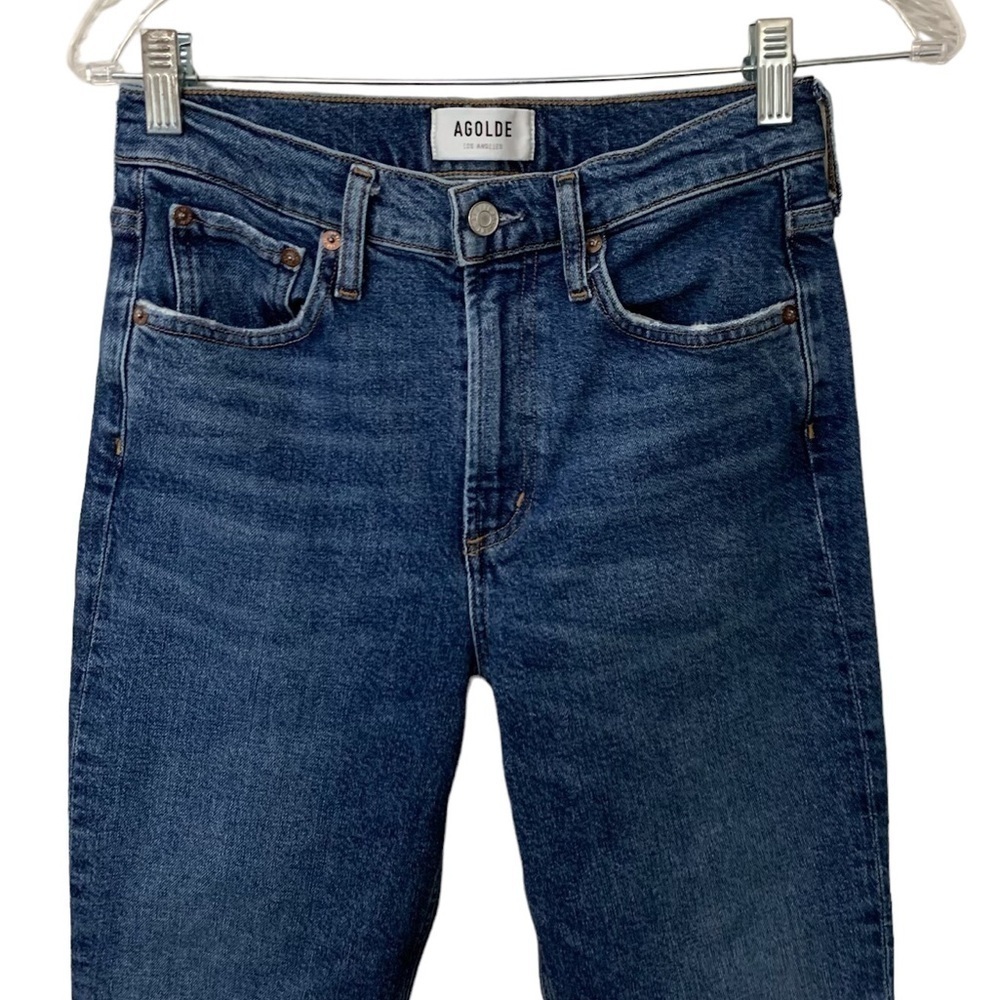 Agolde Merrel Mid Rise Straight Jeans - Picture 3 of 7